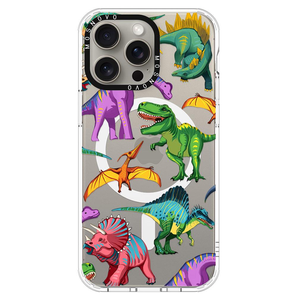 Dinosaur World Phone Case - iPhone 15 Pro Max Case - MOSNOVO