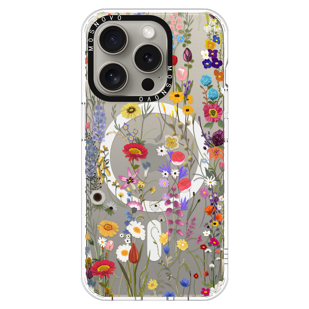 Summer Meadow Phone Case - iPhone 15 Pro Case - MOSNOVO