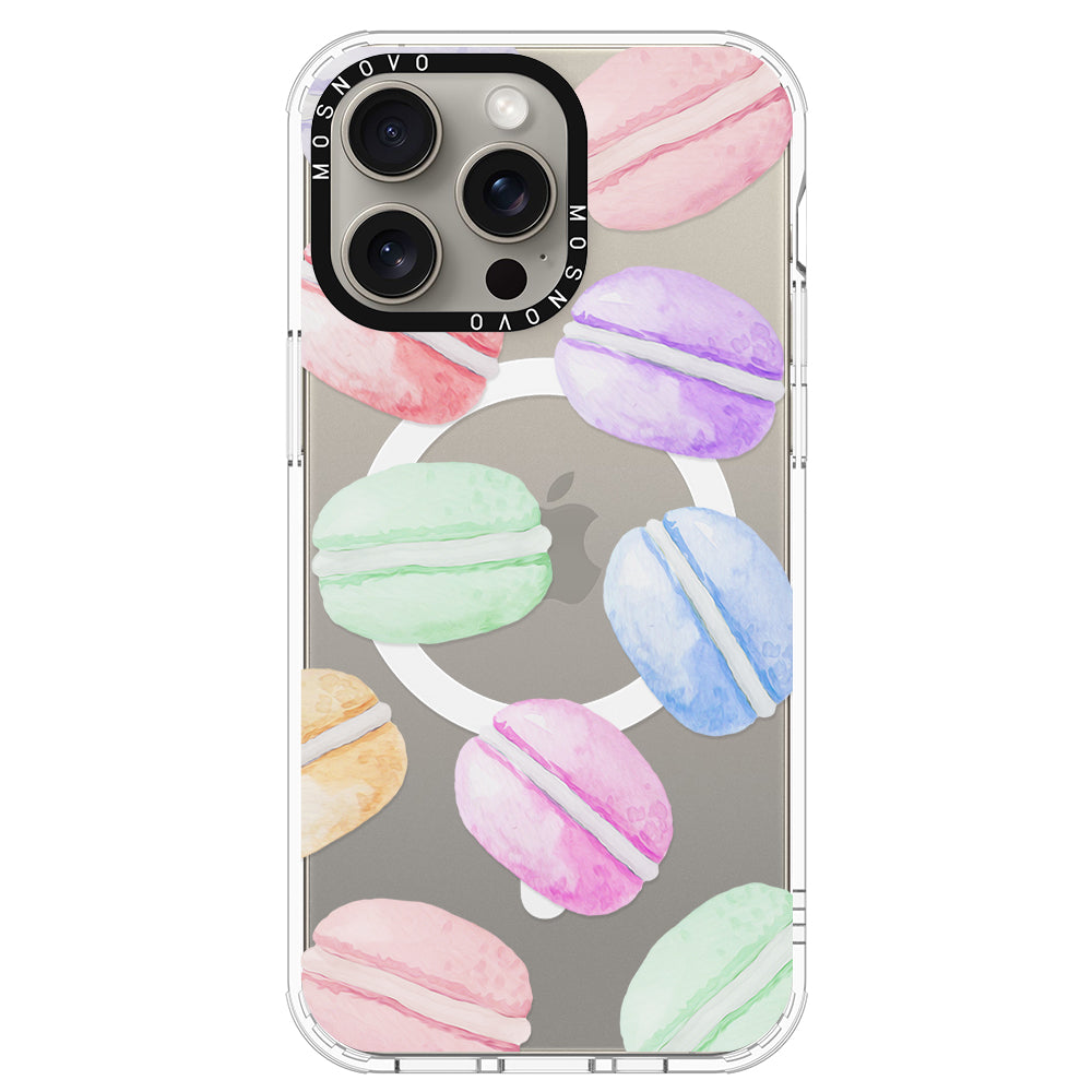 Pastel Macaron Phone Case - iPhone 15 Pro Max Case - MOSNOVO