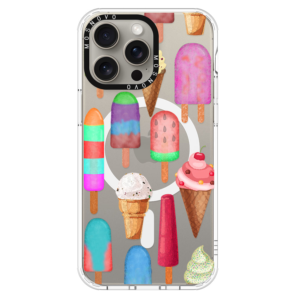 Ice Cream Phone Case - iPhone 15 Pro Max Case - MOSNOVO