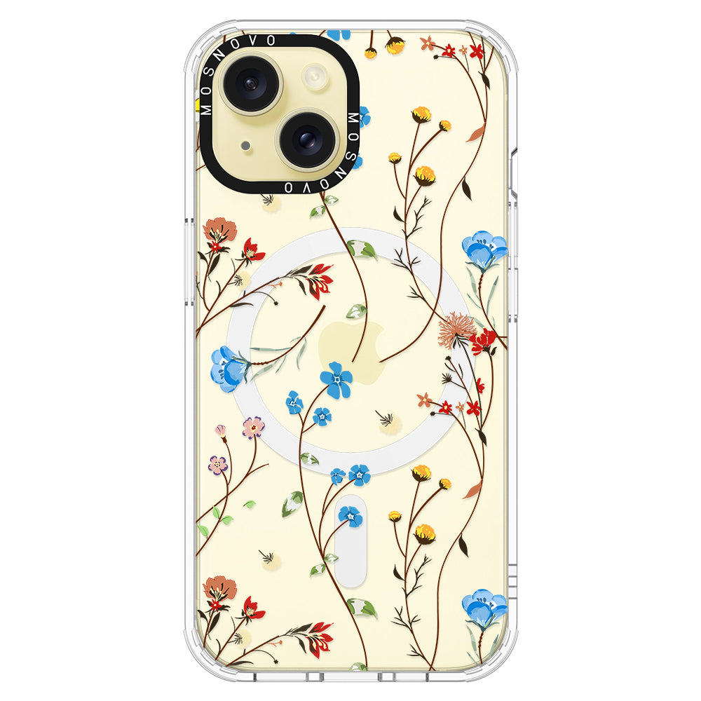 Wildflowers Phone Case - iPhone 15 Plus Case - MOSNOVO