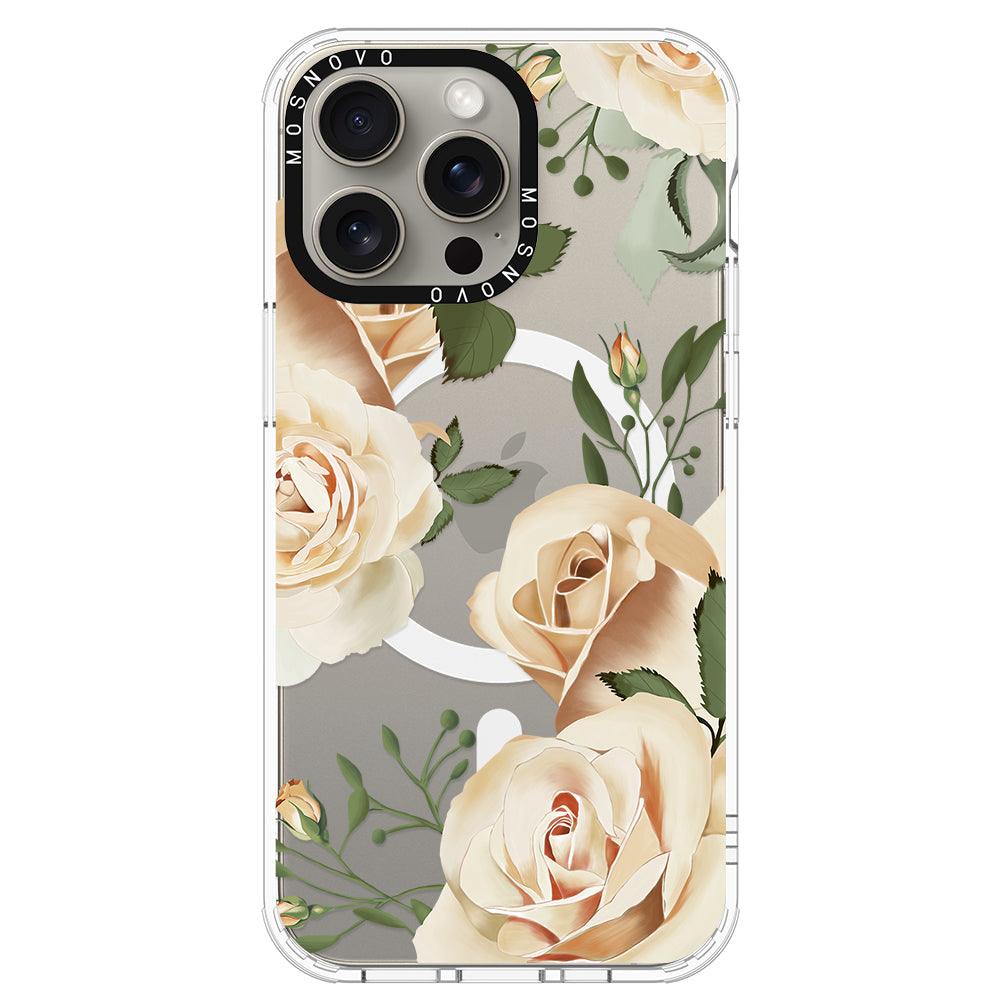 Champagne Roses Phone Case - iPhone 15 Pro Max Case - MOSNOVO