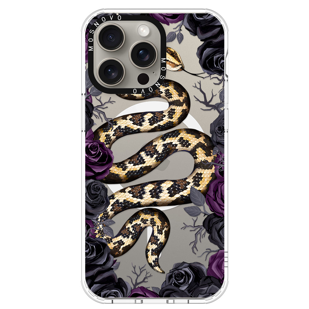 Secret Snake Garden Phone Case - iPhone 15 Pro Max Case - MOSNOVO