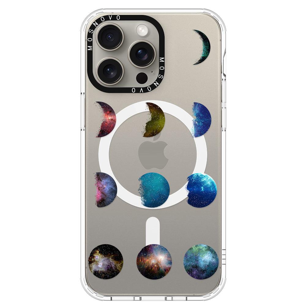 Moon Phase Phone Case - iPhone 15 Pro Max Case - MOSNOVO