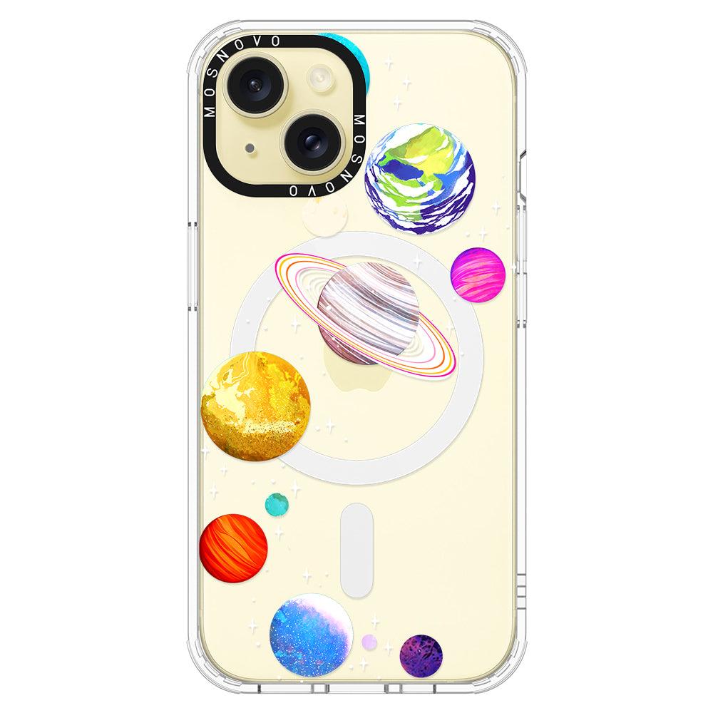 The Planet Phone Case - iPhone 15 Case Clear With Magsafe