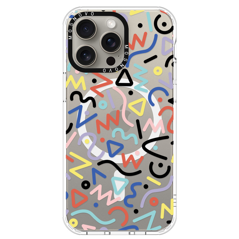 Doodle Art Phone Case - iPhone 15 Pro Max Case - MOSNOVO