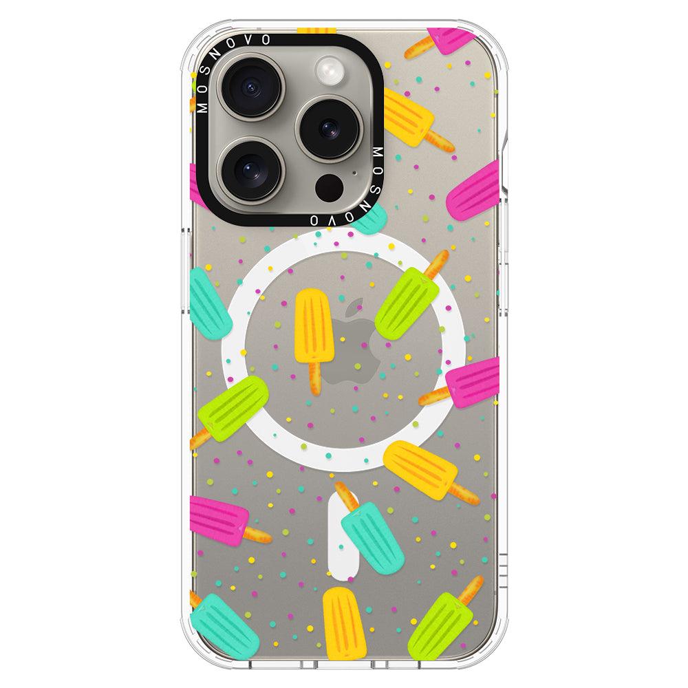 Rainbow Ice Pop Phone Case - iPhone 15 Pro Case - MOSNOVO