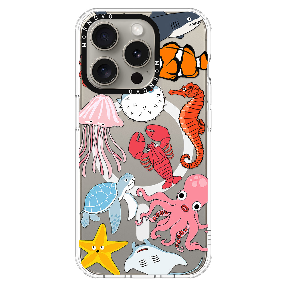 Sea World Phone Case - iPhone 15 Pro Case - MOSNOVO