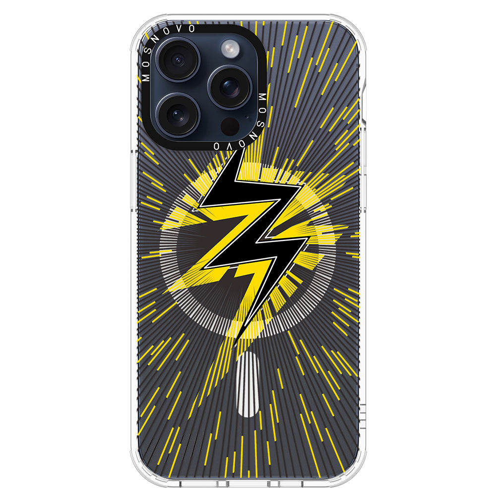 Lightning Bolt Phone Case - iPhone 15 Pro Max Case - MOSNOVO