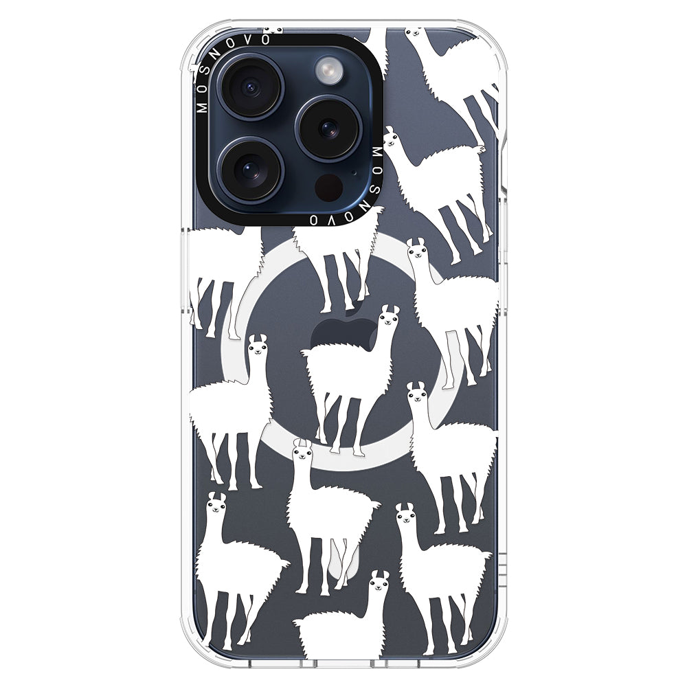 Llama Phone Case - iPhone 15 Pro Case - MOSNOVO