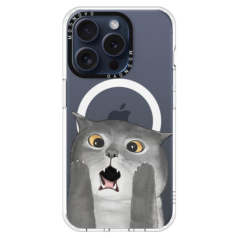 OMG Cat Phone Case - iPhone 15 Pro Case - MOSNOVO