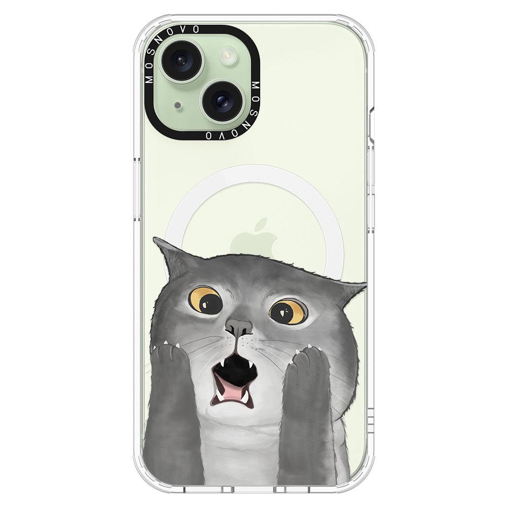 OMG Cat Phone Case - iPhone 15 Plus Case - MOSNOVO