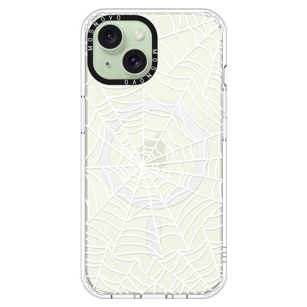 Spider Web Phone Case - iPhone 15 Plus Case - MOSNOVO