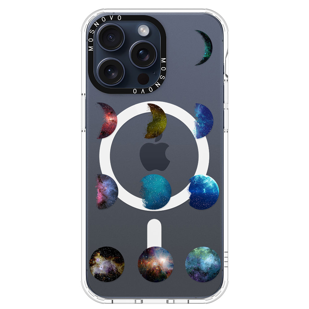 Moon Phase Phone Case - iPhone 15 Pro Max Case - MOSNOVO