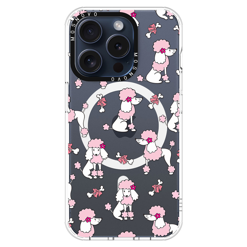 Cute Poodle Phone Case - iPhone 15 Pro Case - MOSNOVO