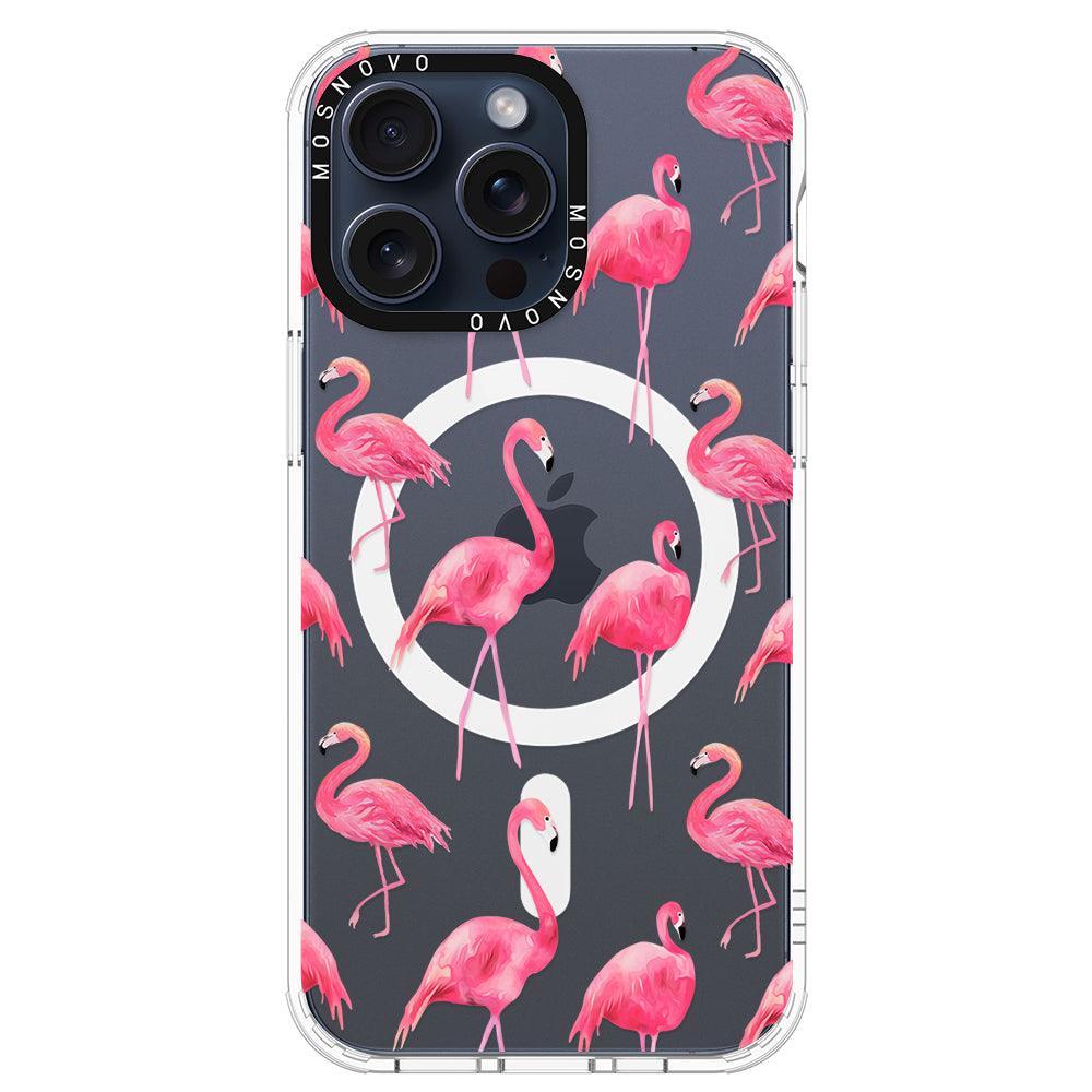 Flamingo Phone Case - iPhone 15 Pro Max Case - MOSNOVO