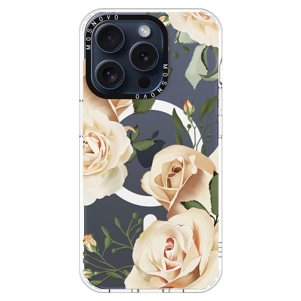 Champagne Roses Phone Case - iPhone 15 Pro Case - MOSNOVO