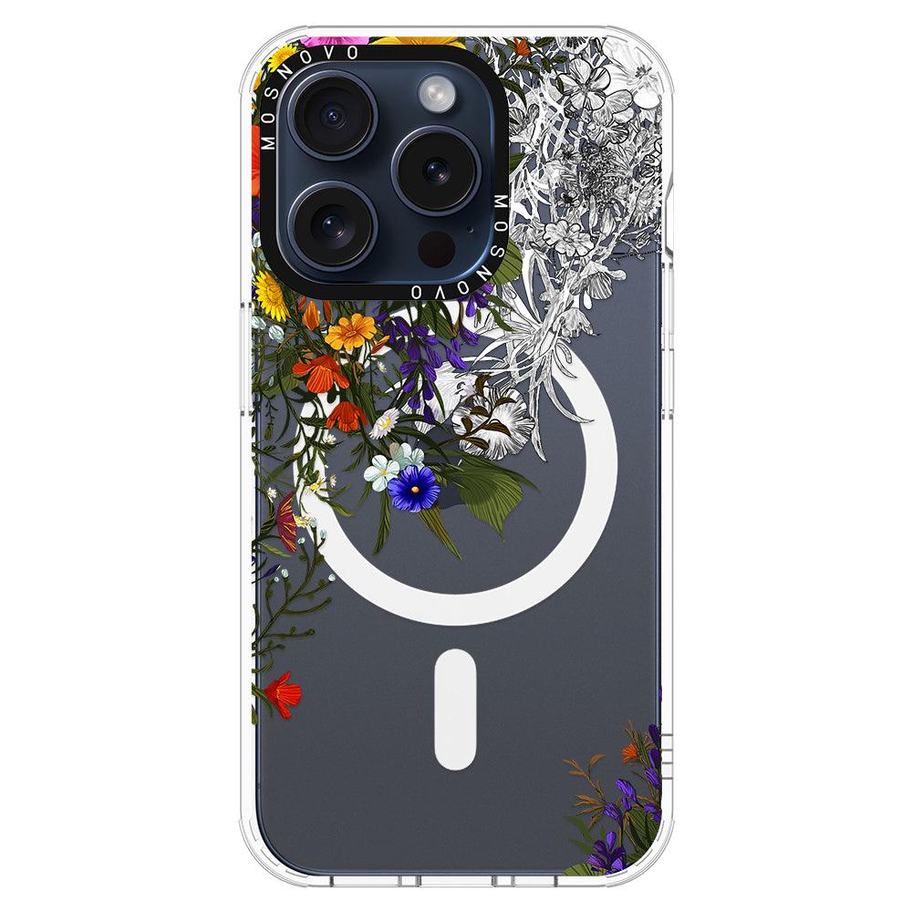 Beautiful Bloom Phone Case - iPhone 15 Pro Case - MOSNOVO