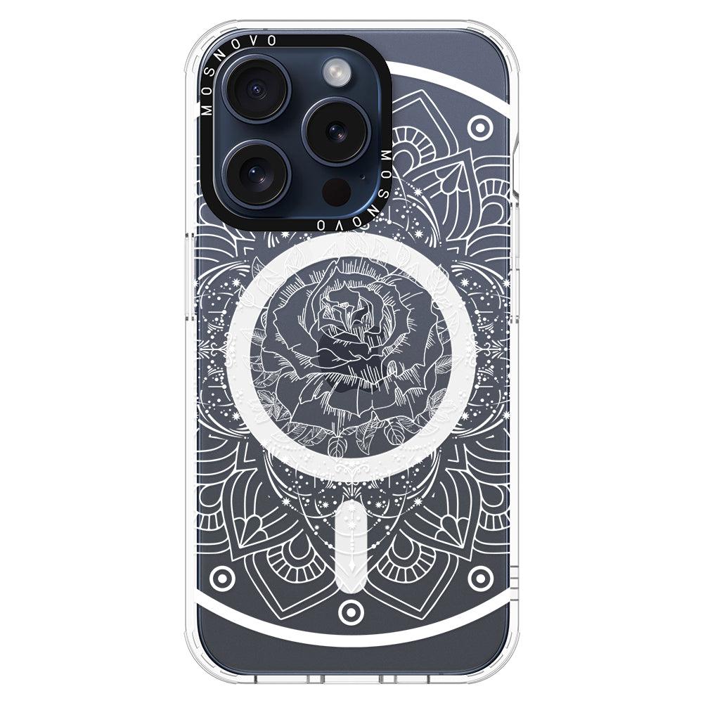 Rose Art Phone Case - iPhone 15 Pro Case - MOSNOVO