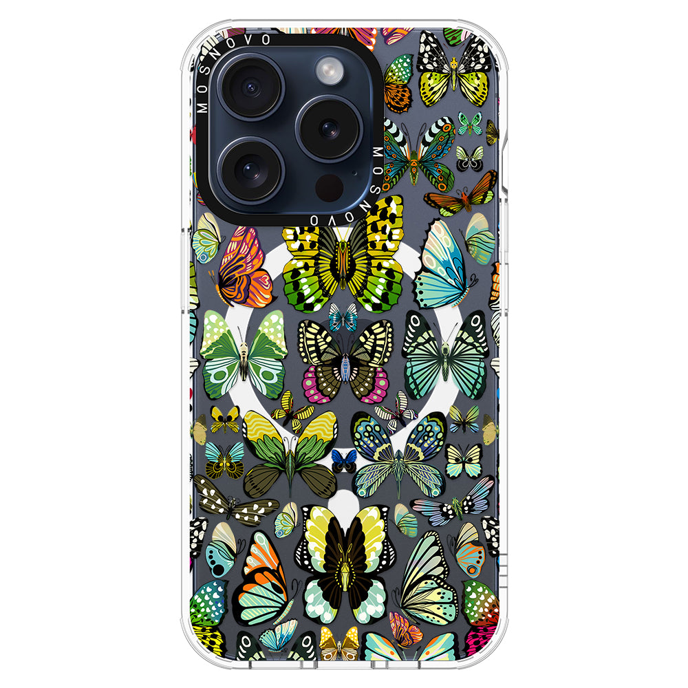 Butterflies Phone Case - iPhone 15 Pro Case - MOSNOVO