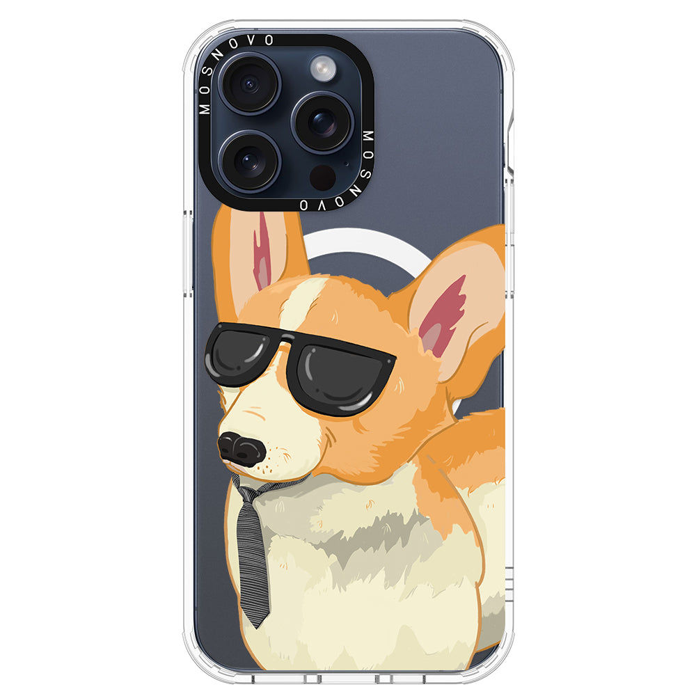 Fluffy Corgi Phone Case - iPhone 15 Pro Max Case - MOSNOVO