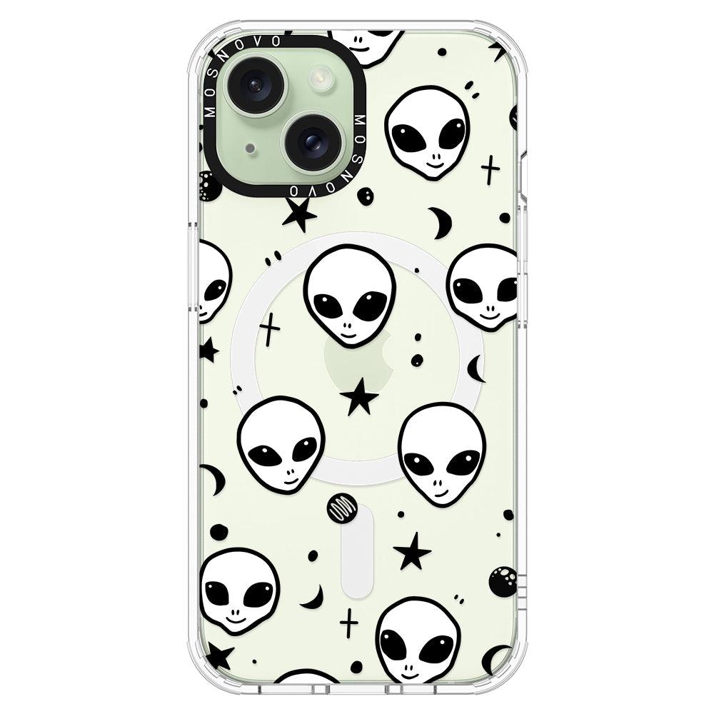 Cute Alien Phone Case - iPhone 15 Plus Case - MOSNOVO