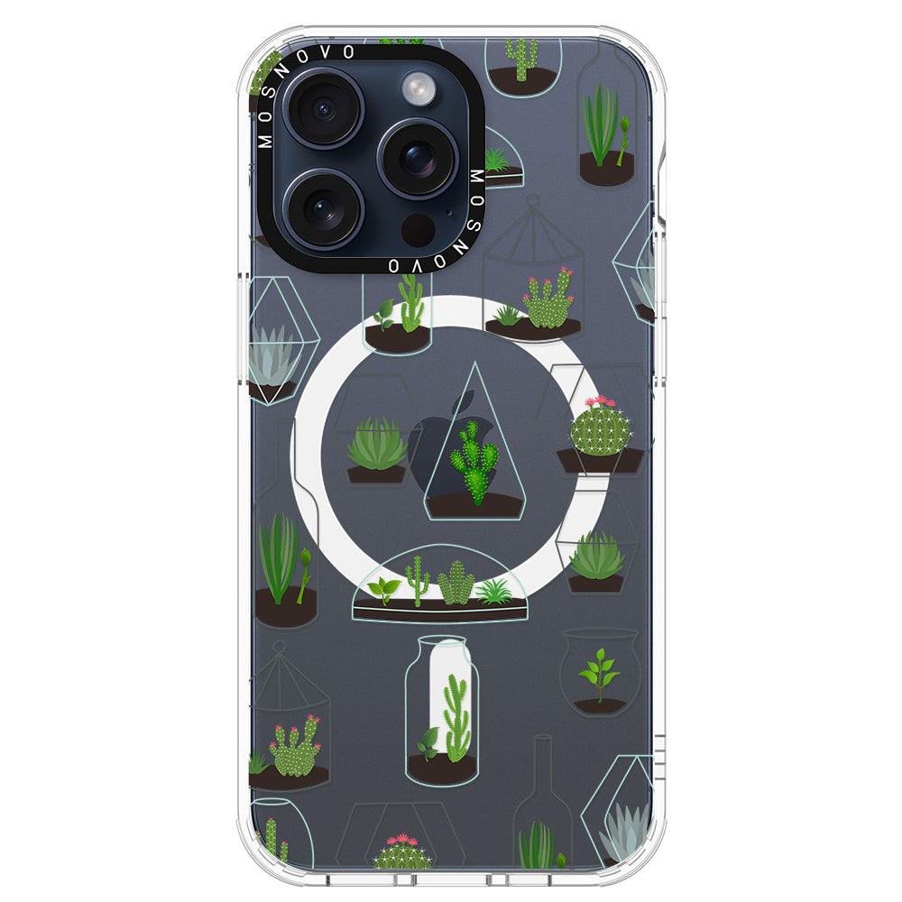 Cactus Plant Phone Case - iPhone 15 Pro Max Case - MOSNOVO