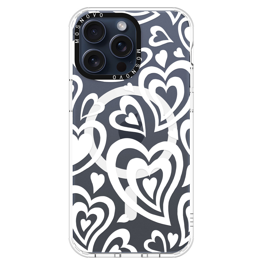 Twist Heart Phone Case - iPhone 15 Pro Max Case - MOSNOVO