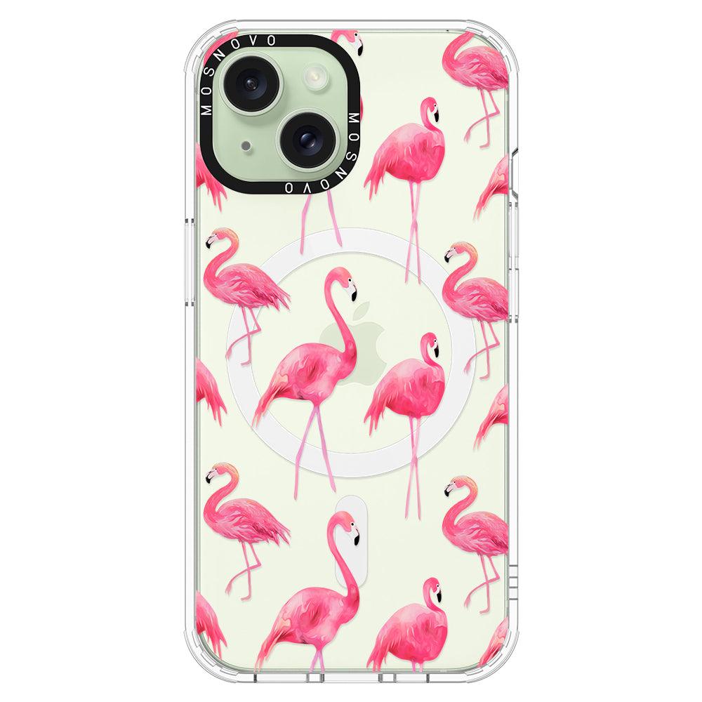 Flamingo Phone Case - iPhone 15 Case - MOSNOVO