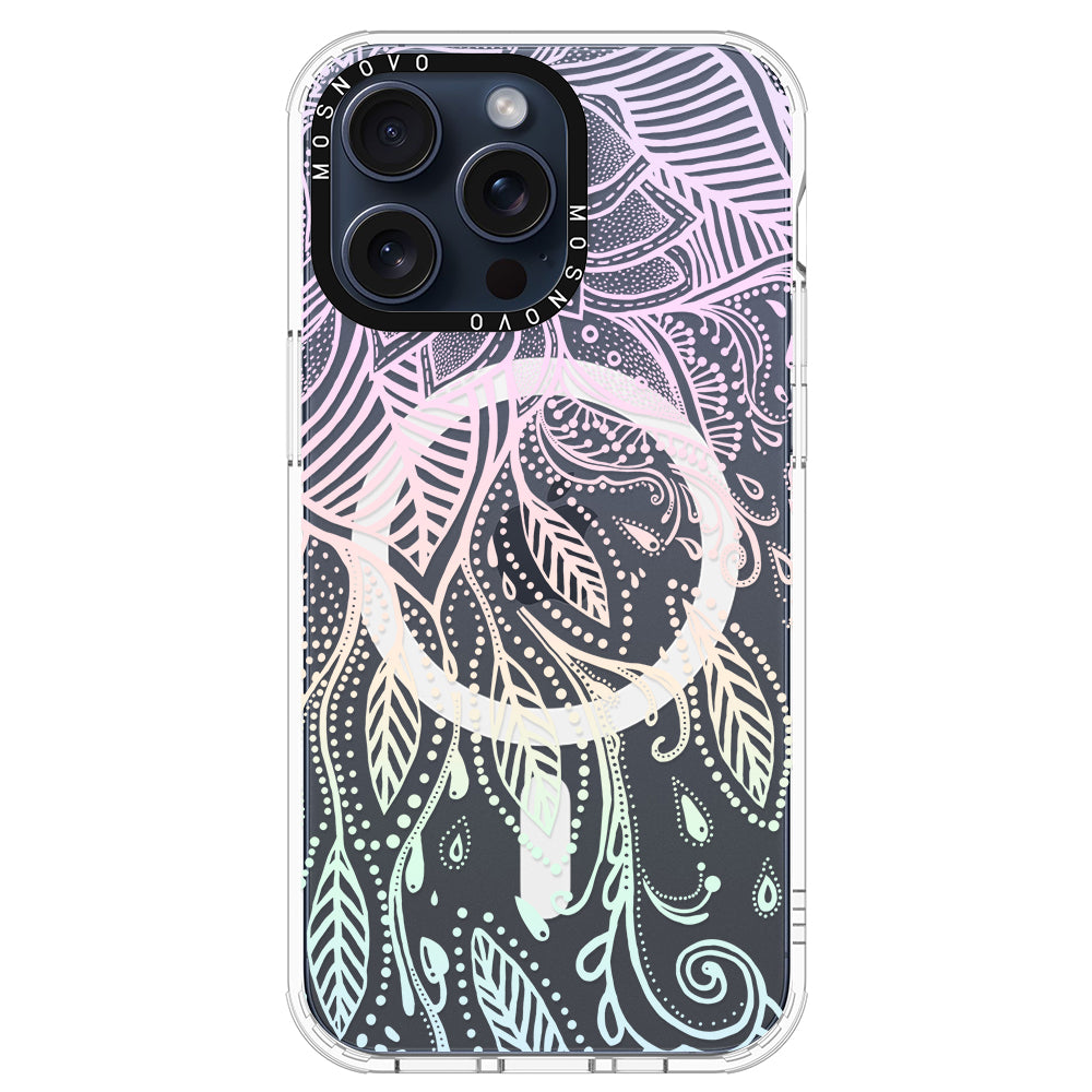 Dreamy Henna Phone Case - iPhone 15 Pro Max Case - MOSNOVO