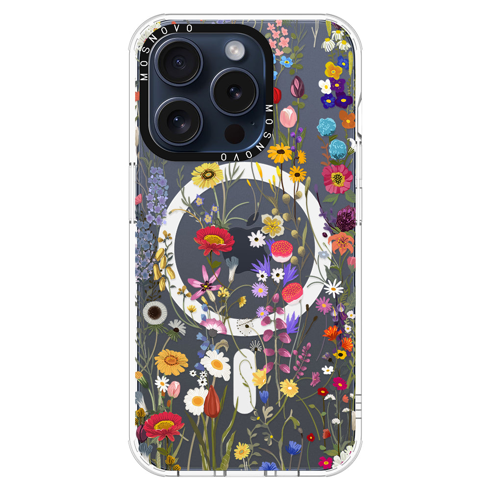 Summer Meadow Phone Case - iPhone 15 Pro Case - MOSNOVO