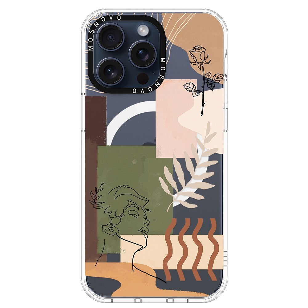 Modern Art Phone Case - iPhone 15 Pro Max Case - MOSNOVO