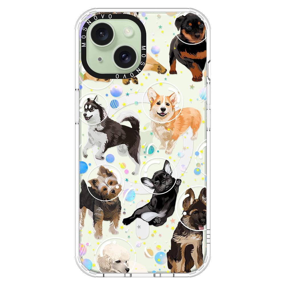 Space Dog Phone Case - iPhone 15 Case - MOSNOVO