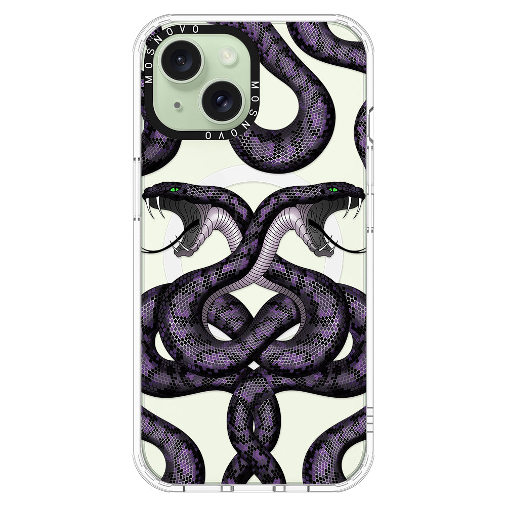 Mystery Snake Phone Case - iPhone 15 Plus Case - MOSNOVO