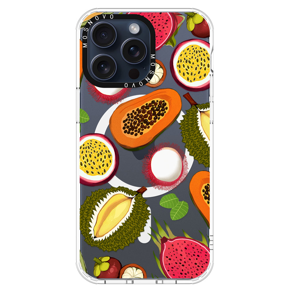 Tropical Fruit Phone Case - iPhone 15 Pro Max Case - MOSNOVO