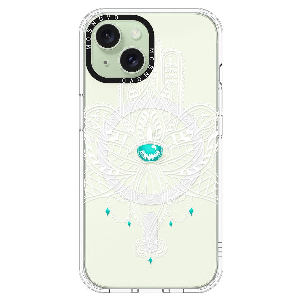 Hamsa Hand Phone Case - iPhone 15 Case - MOSNOVO