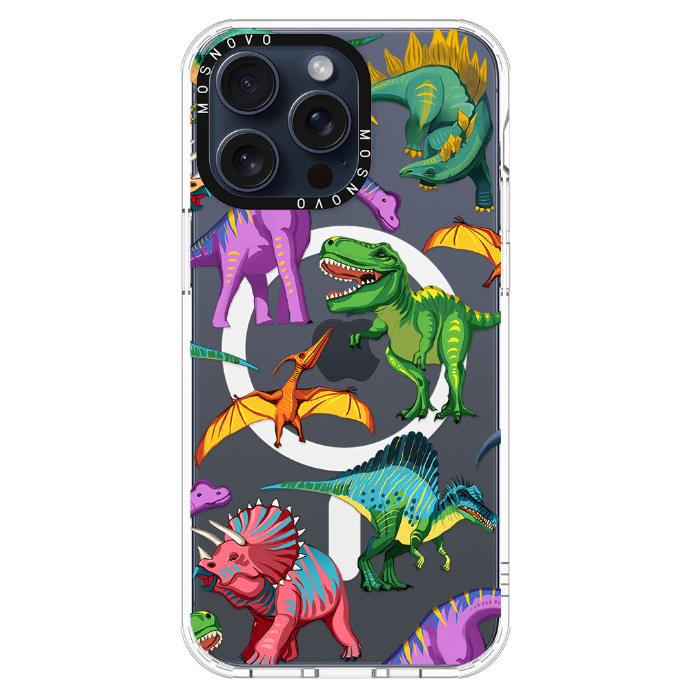 Dinosaur World Phone Case - iPhone 15 Pro Max Case - MOSNOVO