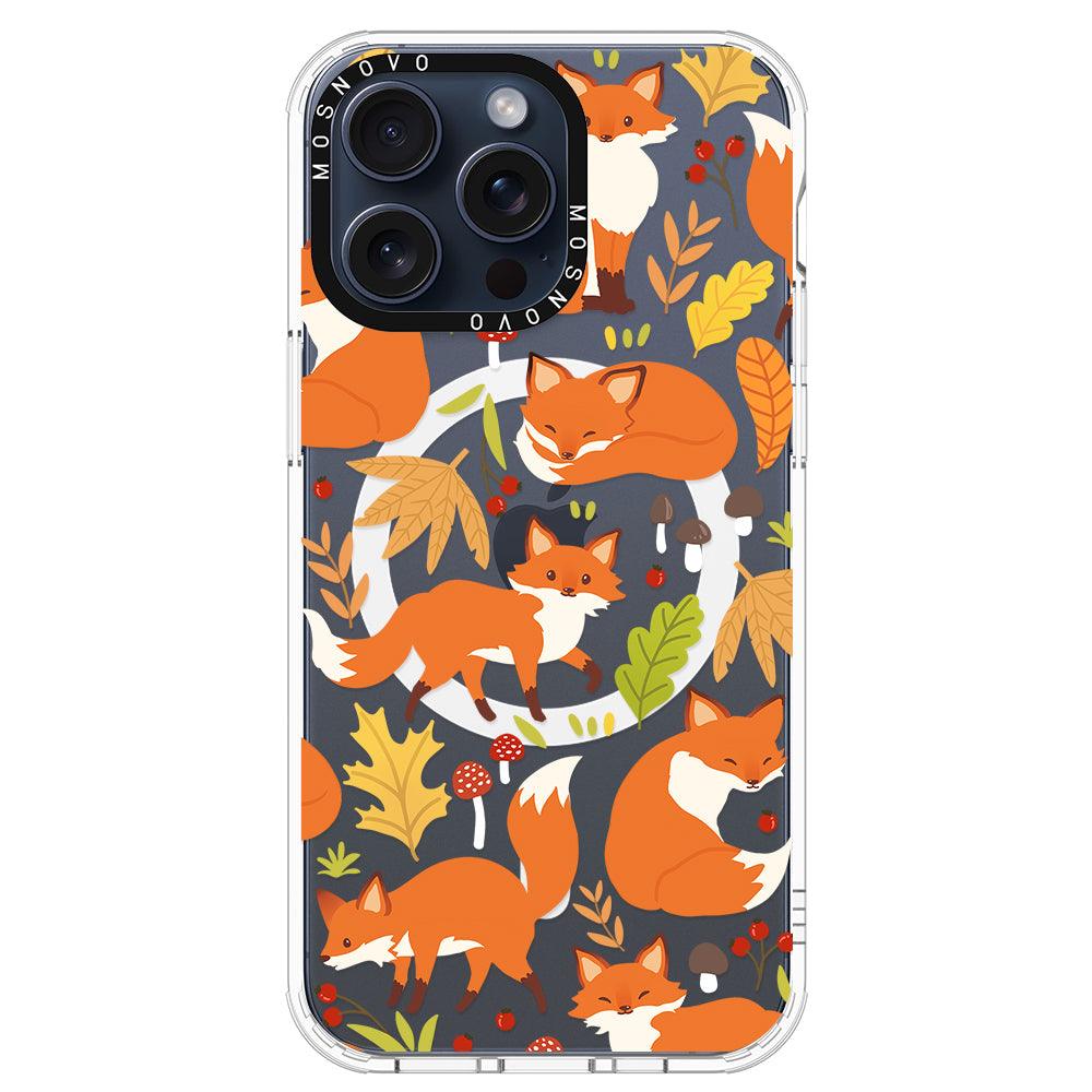 Autumn Fox Phone Case - iPhone 15 Pro Max Case - MOSNOVO