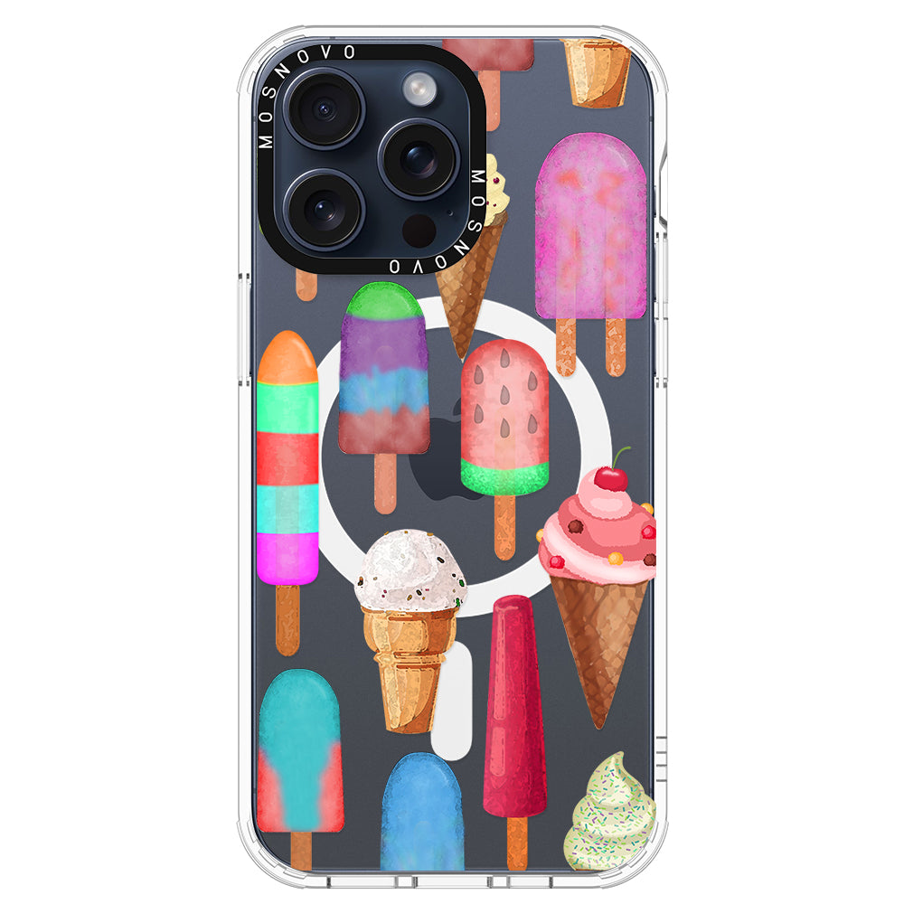 Ice Cream Phone Case - iPhone 15 Pro Max Case - MOSNOVO