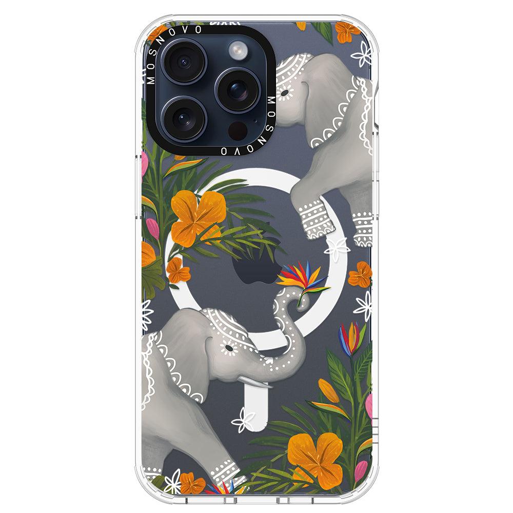 Elephant Phone Case - iPhone 15 Pro Max Case - MOSNOVO