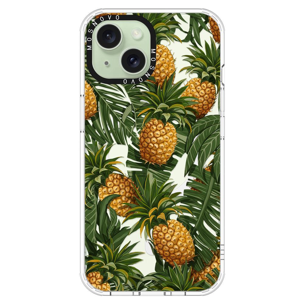 Pineapple Botany Phone Case - iPhone 15 Plus Case - MOSNOVO