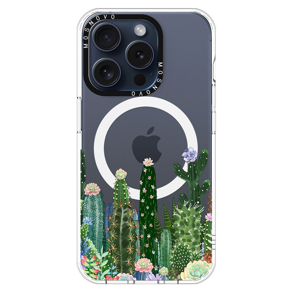 Desert Cactus Phone Case - iPhone 15 Pro Case - MOSNOVO