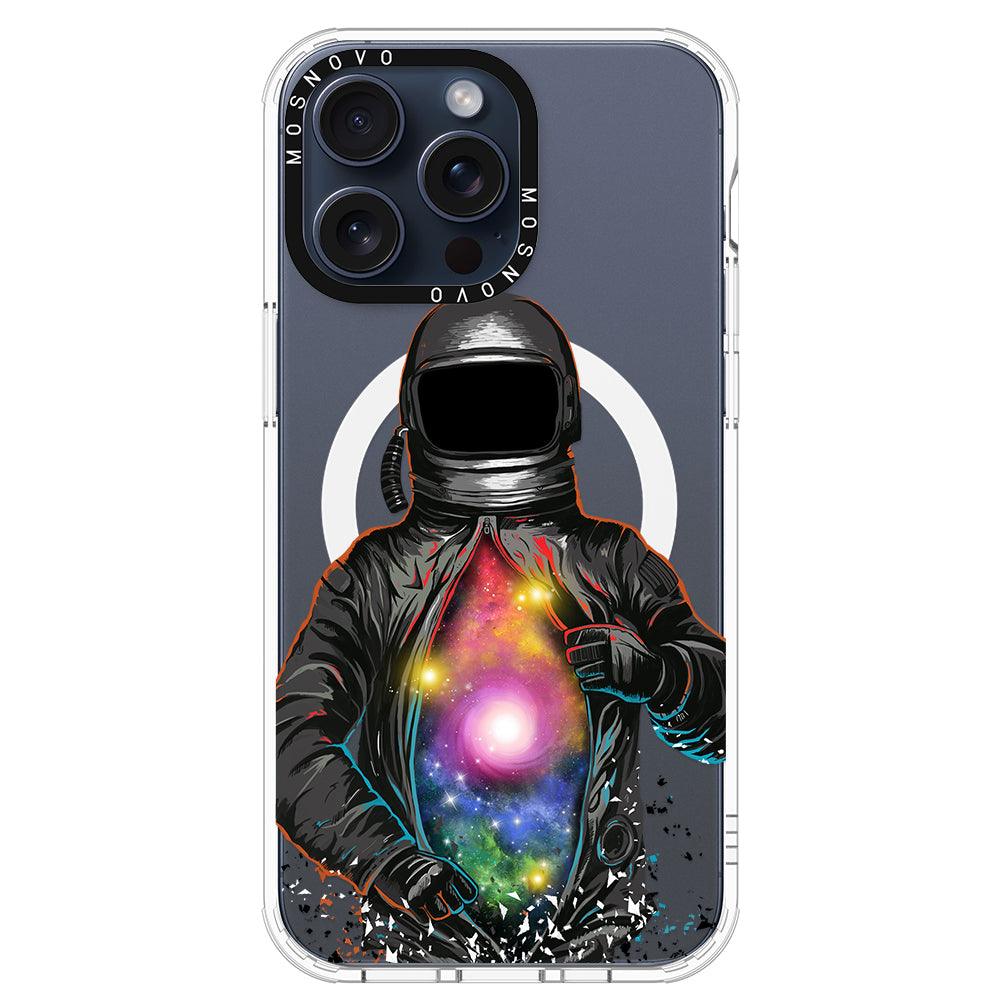 Mystery Astronaut Phone Case - iPhone 15 Pro Max Case - MOSNOVO