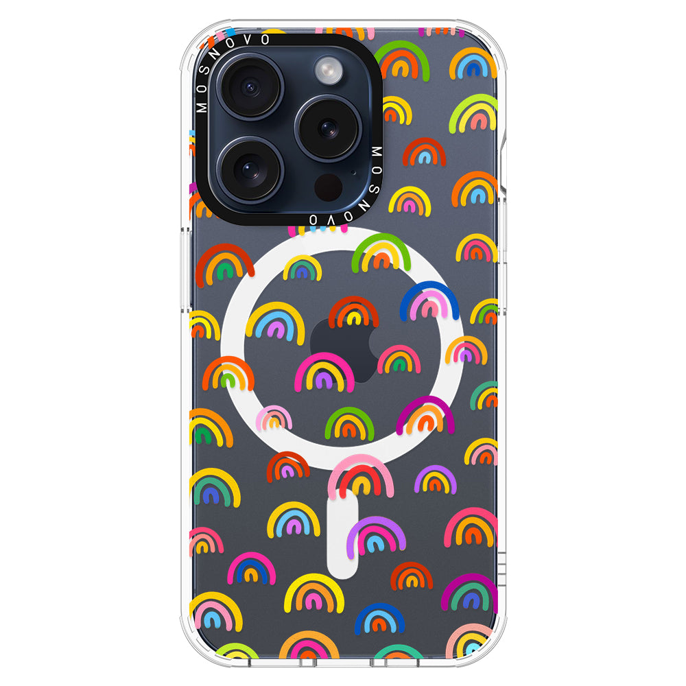 Cute Rainbow Phone Case - iPhone 15 Pro Case - MOSNOVO