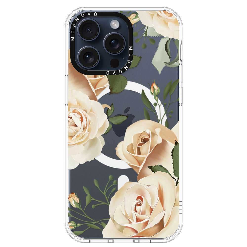 Champagne Roses Phone Case - iPhone 15 Pro Max Case - MOSNOVO