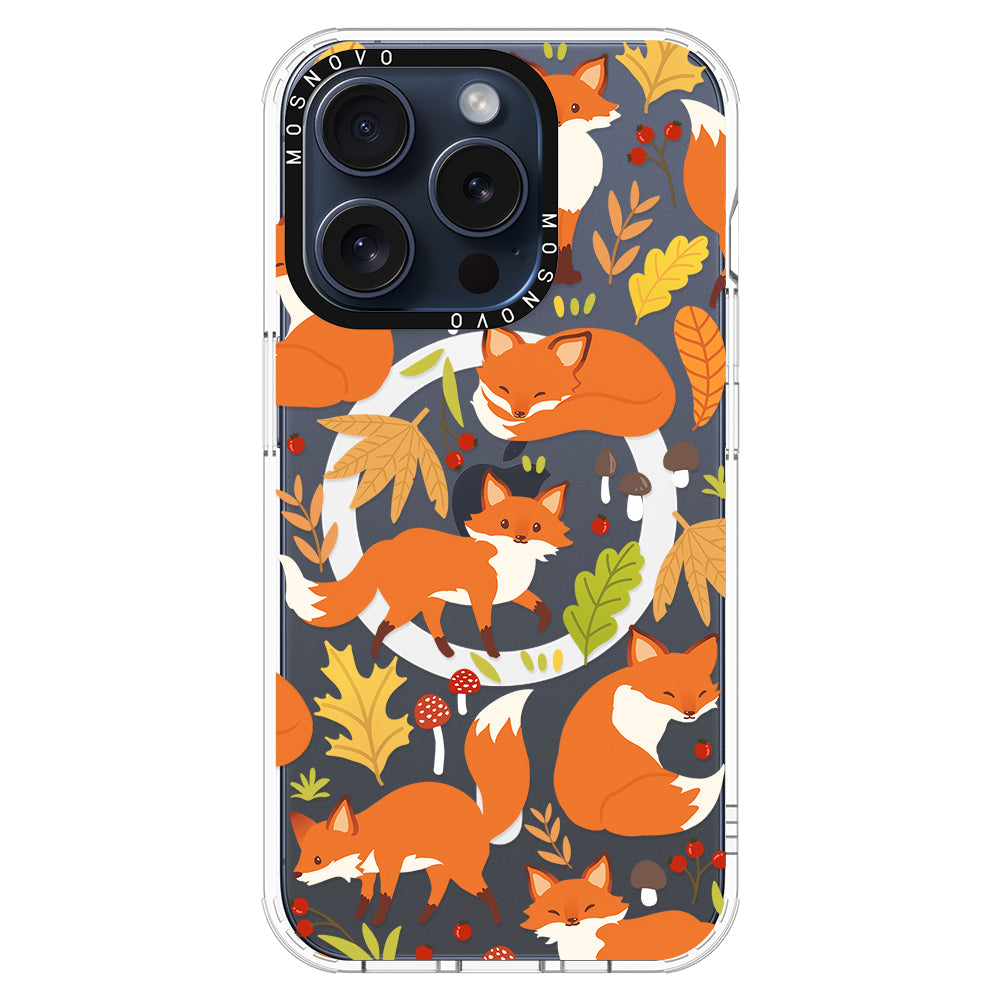 Autumn Fox Phone Case - iPhone 15 Pro Case - MOSNOVO