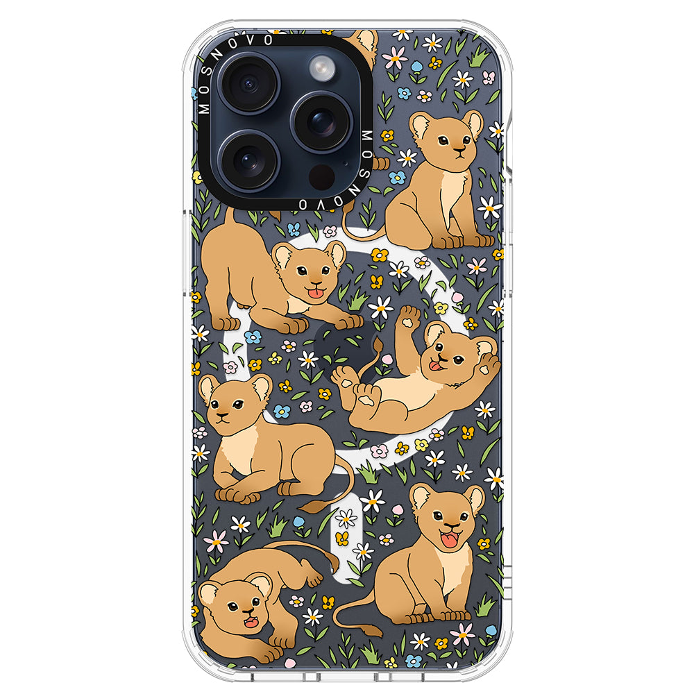 Cute Lion Phone Case - iPhone 15 Pro Max Case - MOSNOVO