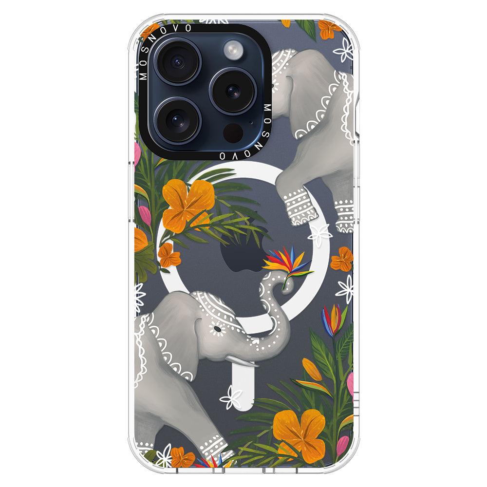 Elephant Phone Case - iPhone 15 Pro Case - MOSNOVO