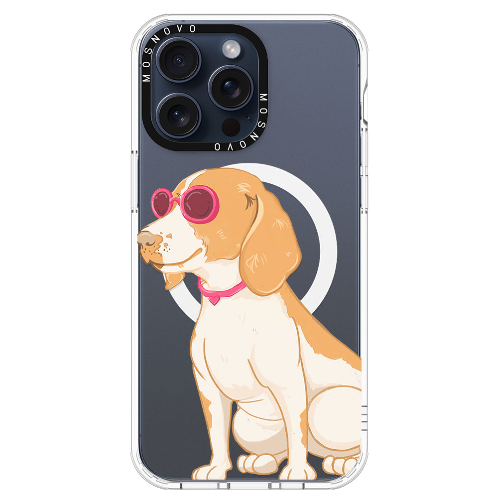 Cute Beagle Phone Case - iPhone 15 Pro Max Case - MOSNOVO