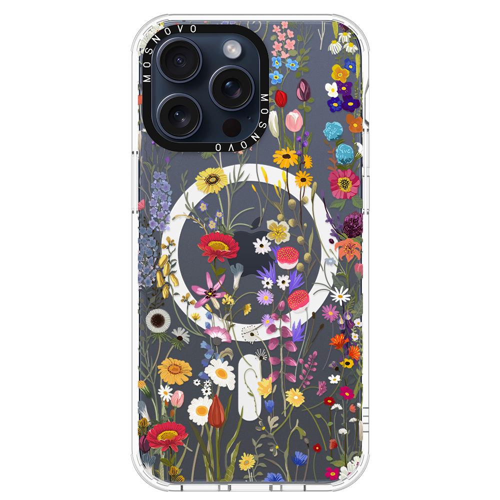 Summer Meadow Phone Case - iPhone 15 Pro Max Case - MOSNOVO